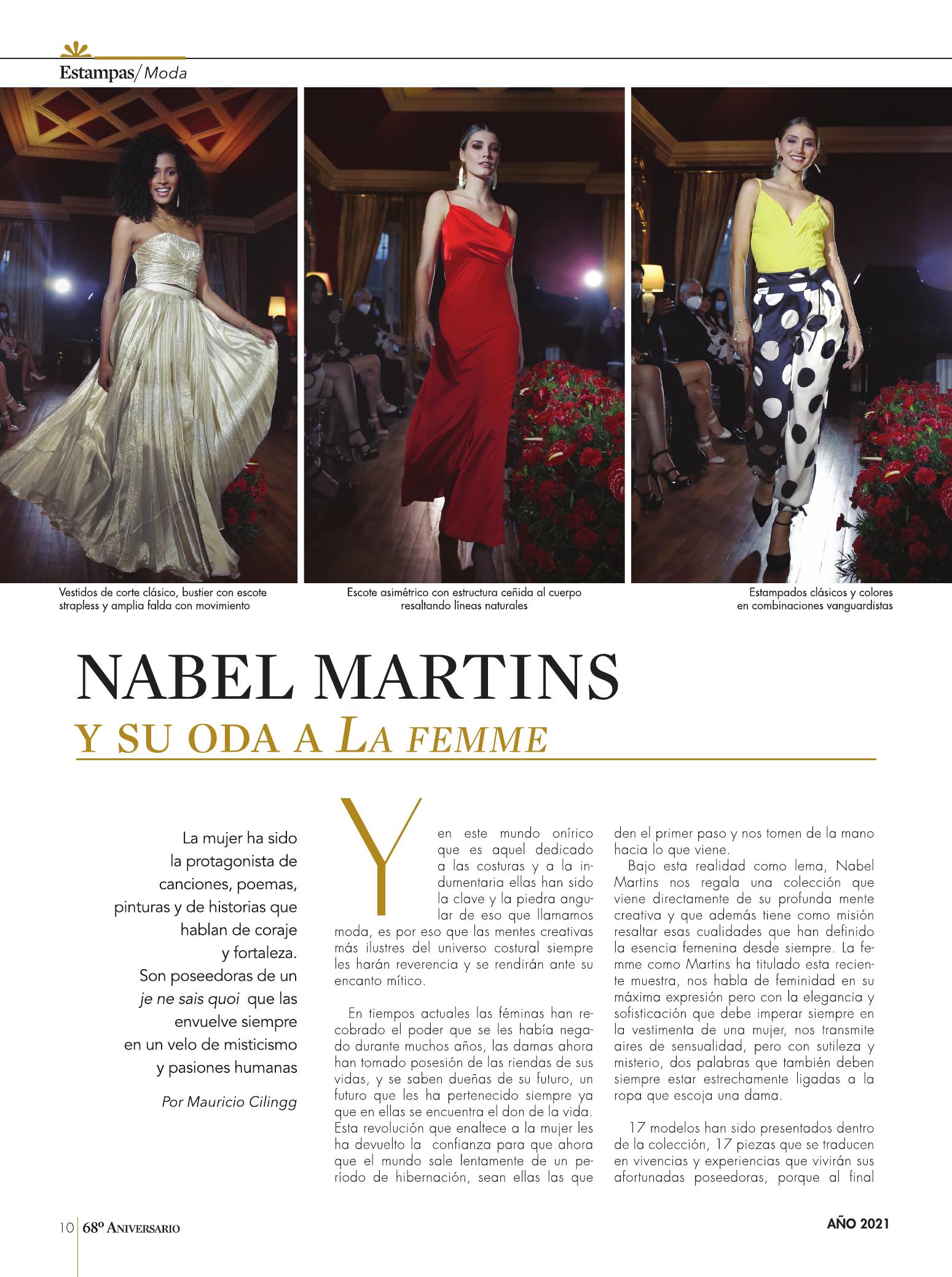 10-REV Nabel Martins y su oda a La femme