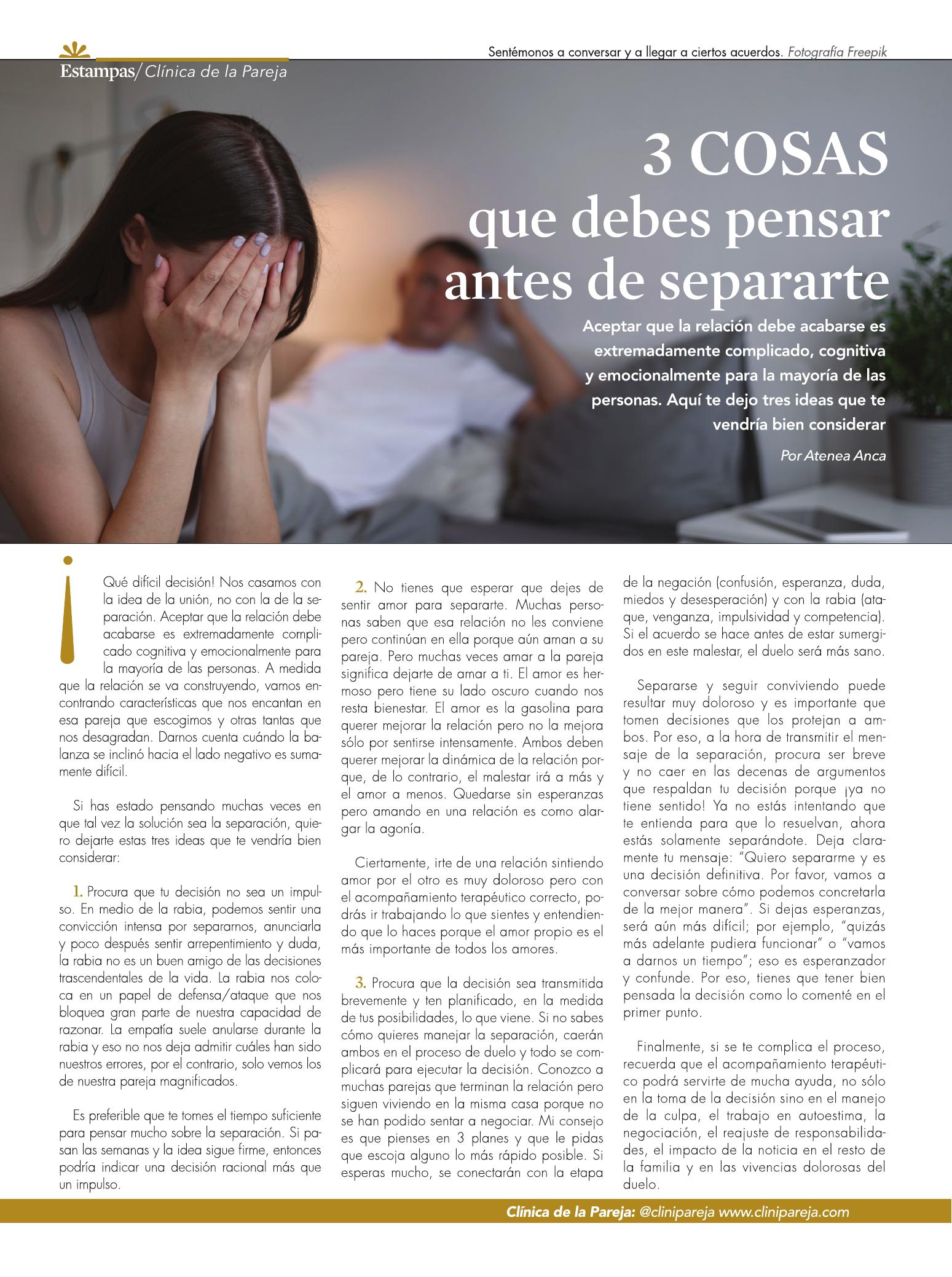 28-REV 3 cosas que debes pensar antes de separarte