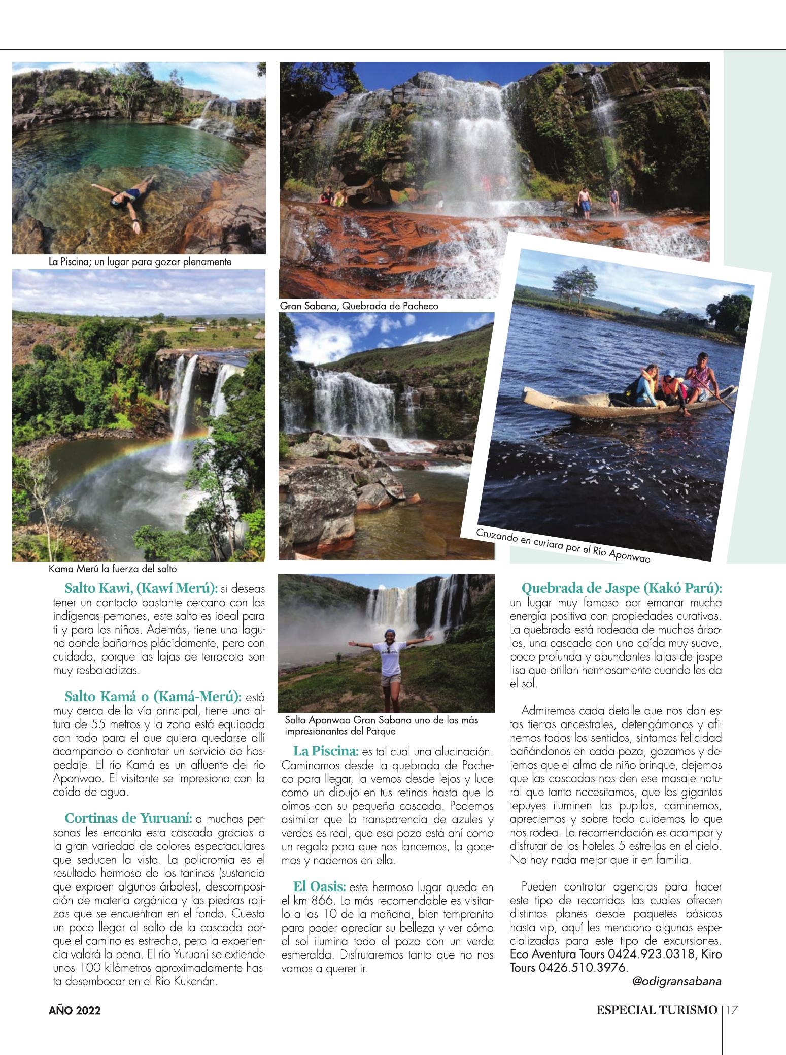 17-REV La Gran Sabana tierra de tepuyes y cascadas