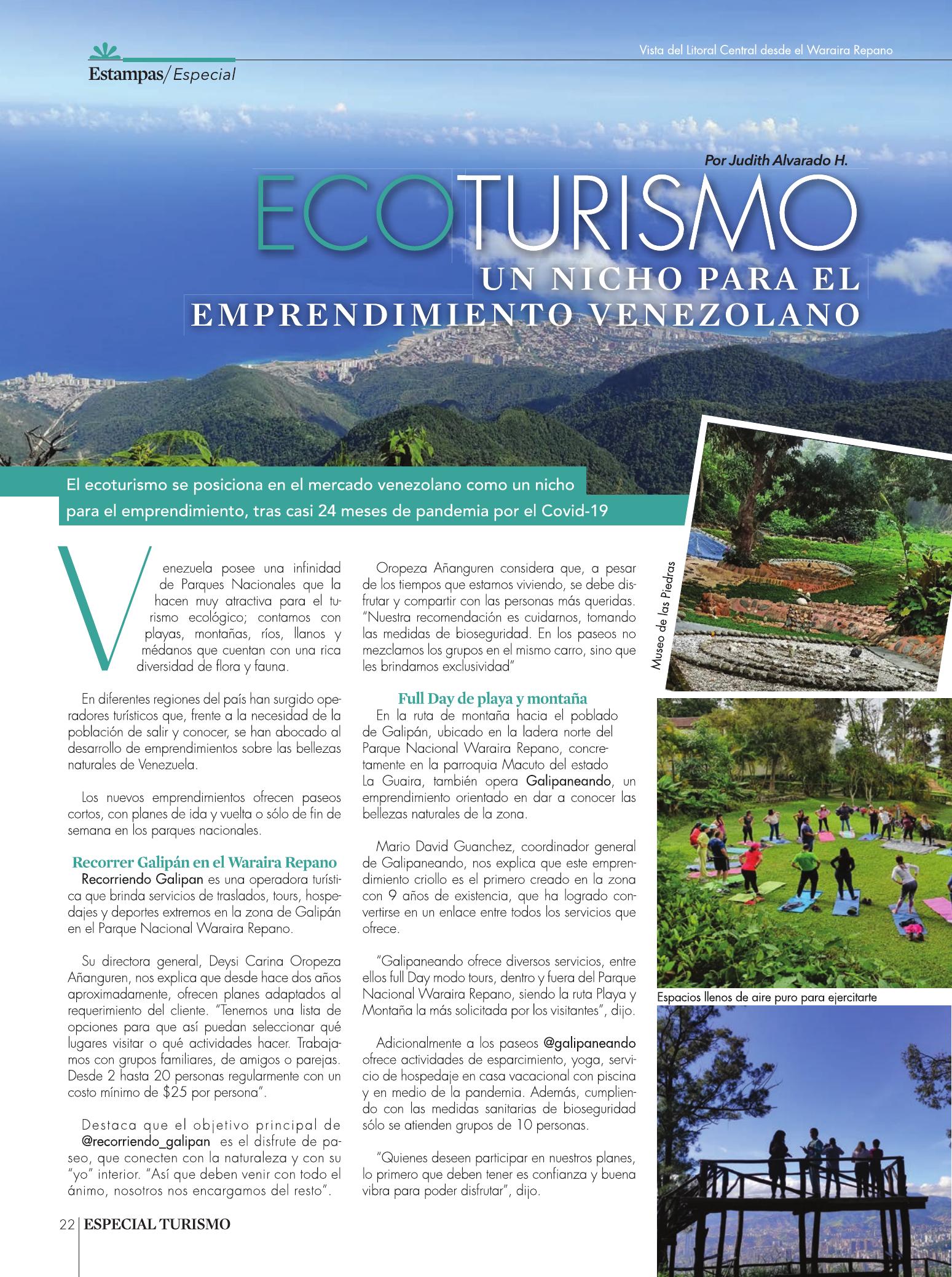 22-REV Ecoturismo  un nicho para el emprendimiento venezolano