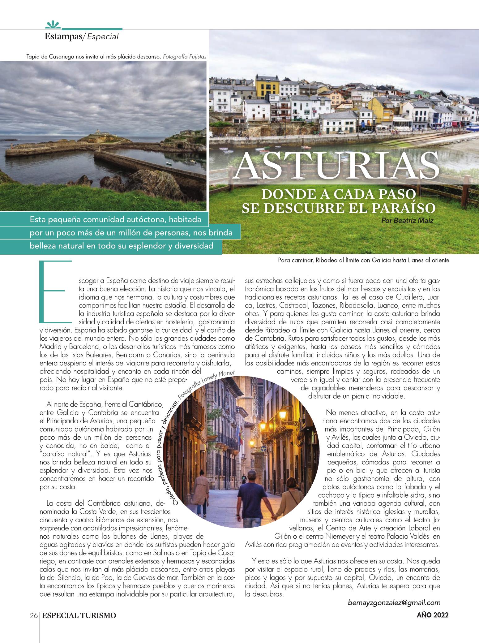 26-REV Asturias  donde a cada paso se descubre el paraiso