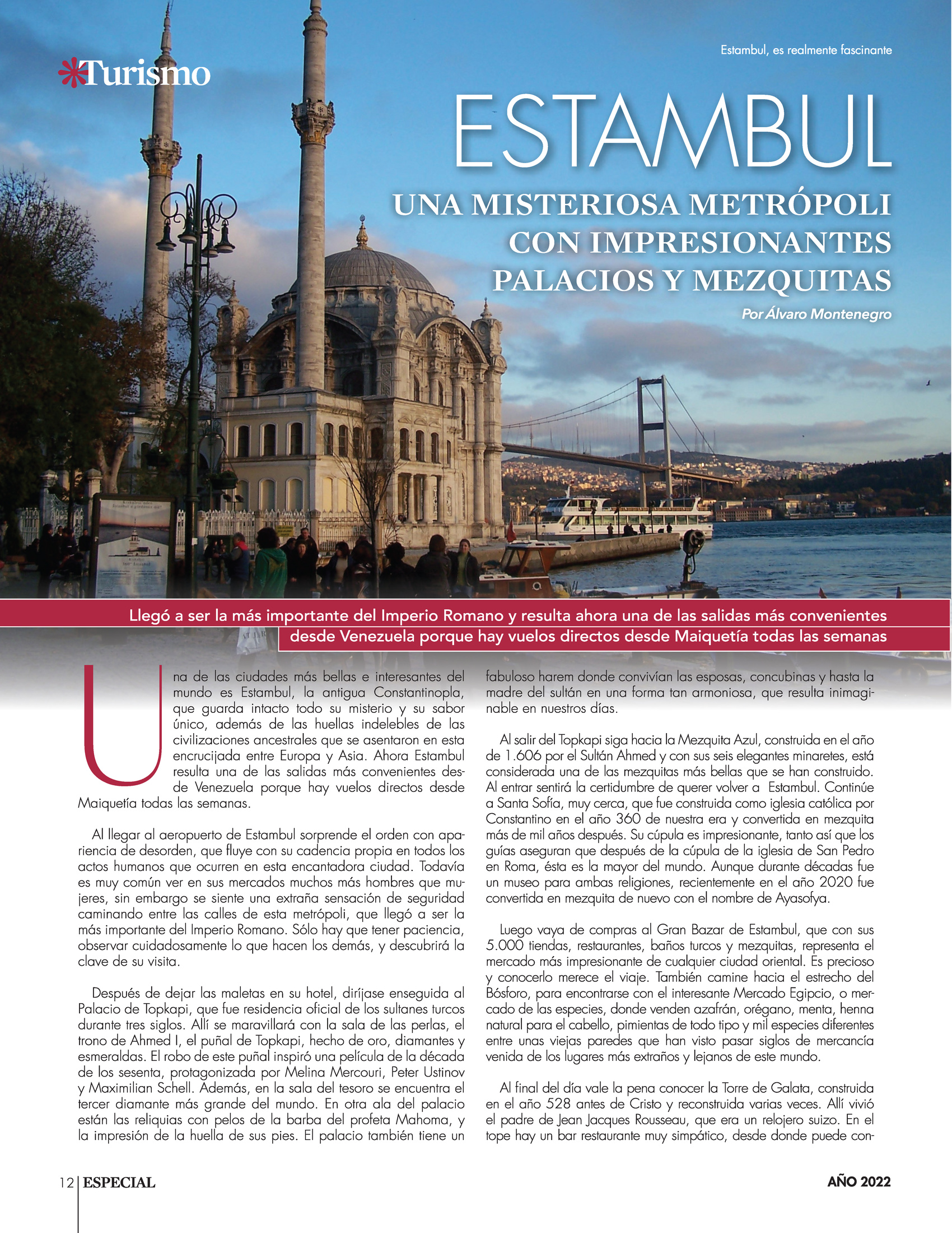 12-REV Estambul una misteriosa metropoli con impresionantes palacios y mezquitas