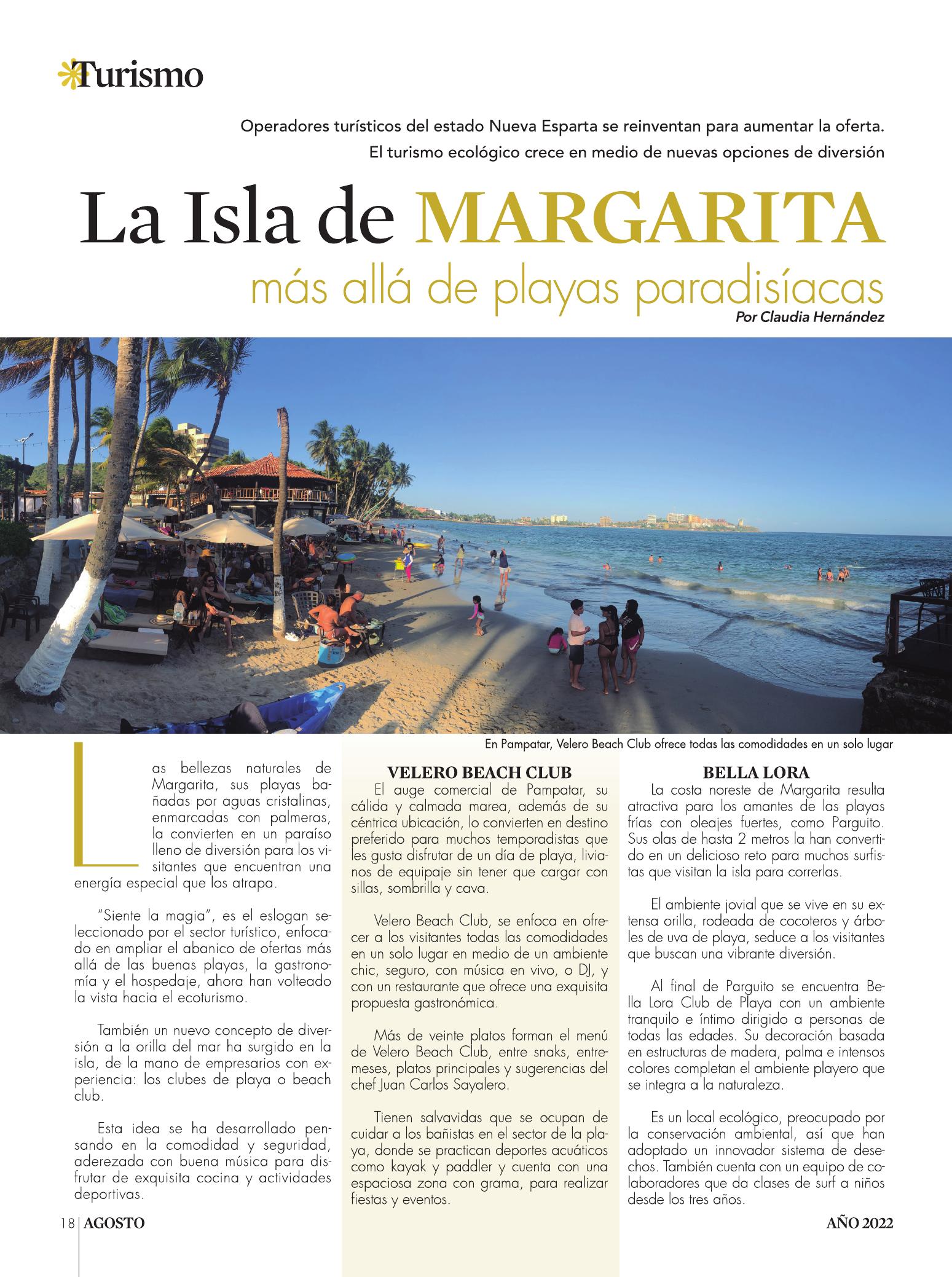 18-REV La Isla de Margarita, más allá de playas paradisíacas