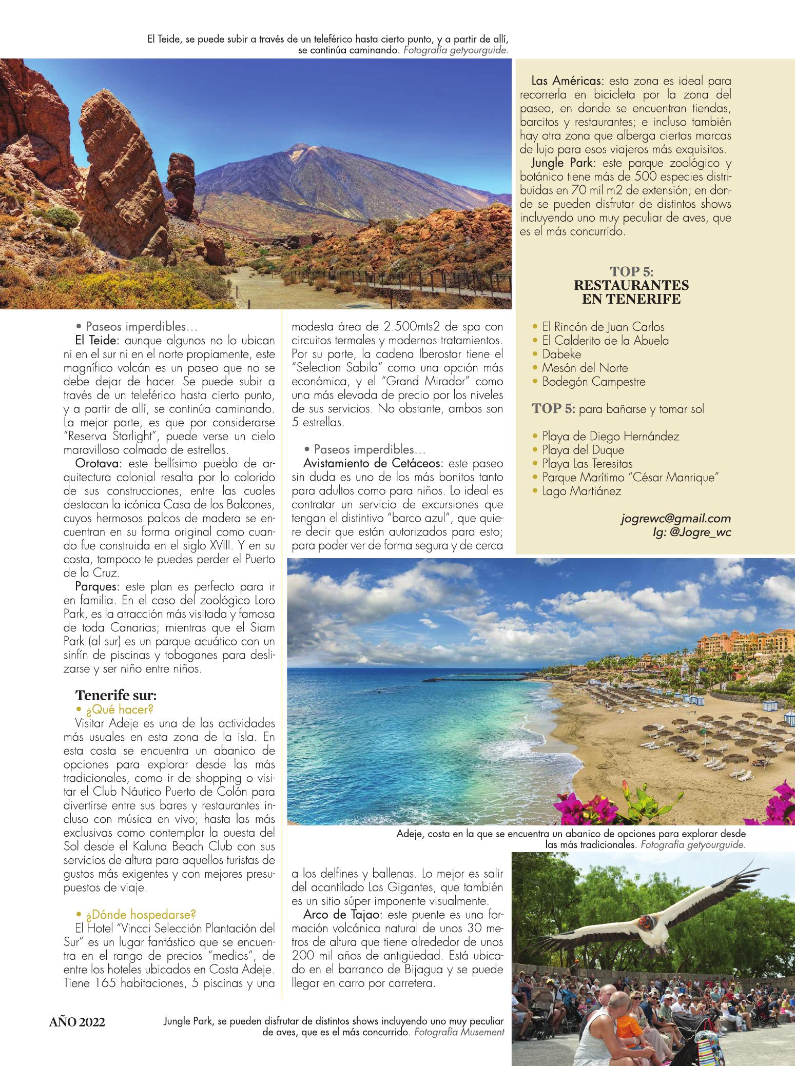 39-REV Tenerife: la isla de la eterna primavera