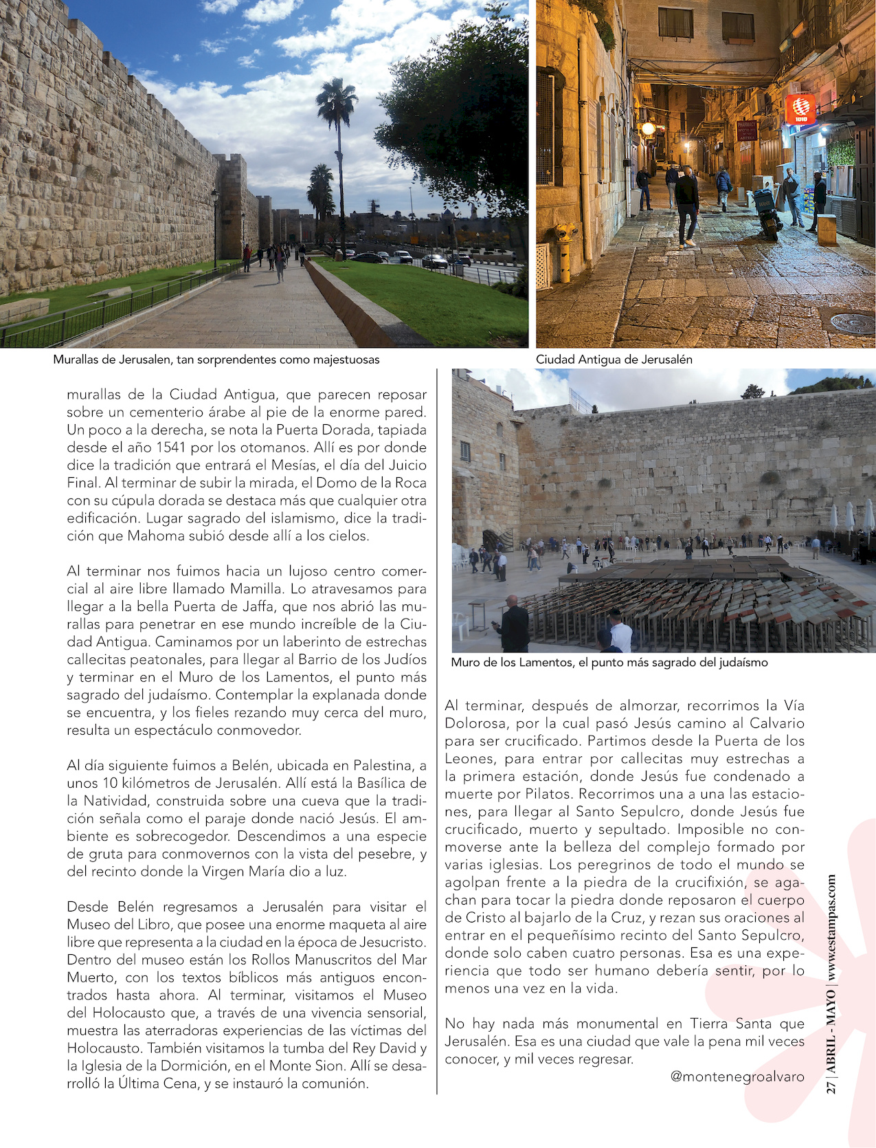 30-REV Jerusalen encuentro unico entre historia y espiritualidad