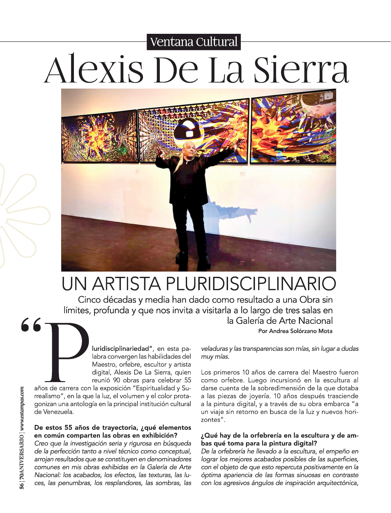 63-REV Alexis De La Sierra: un artista pluridisciplinario