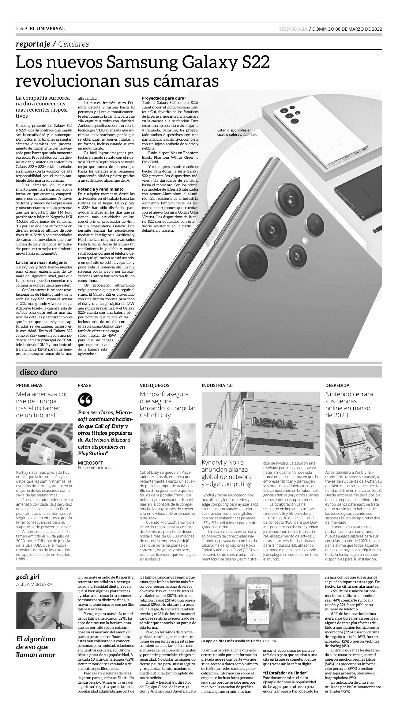 18-REV EUS El Universal Semanal 2022 03 04 Pag 18