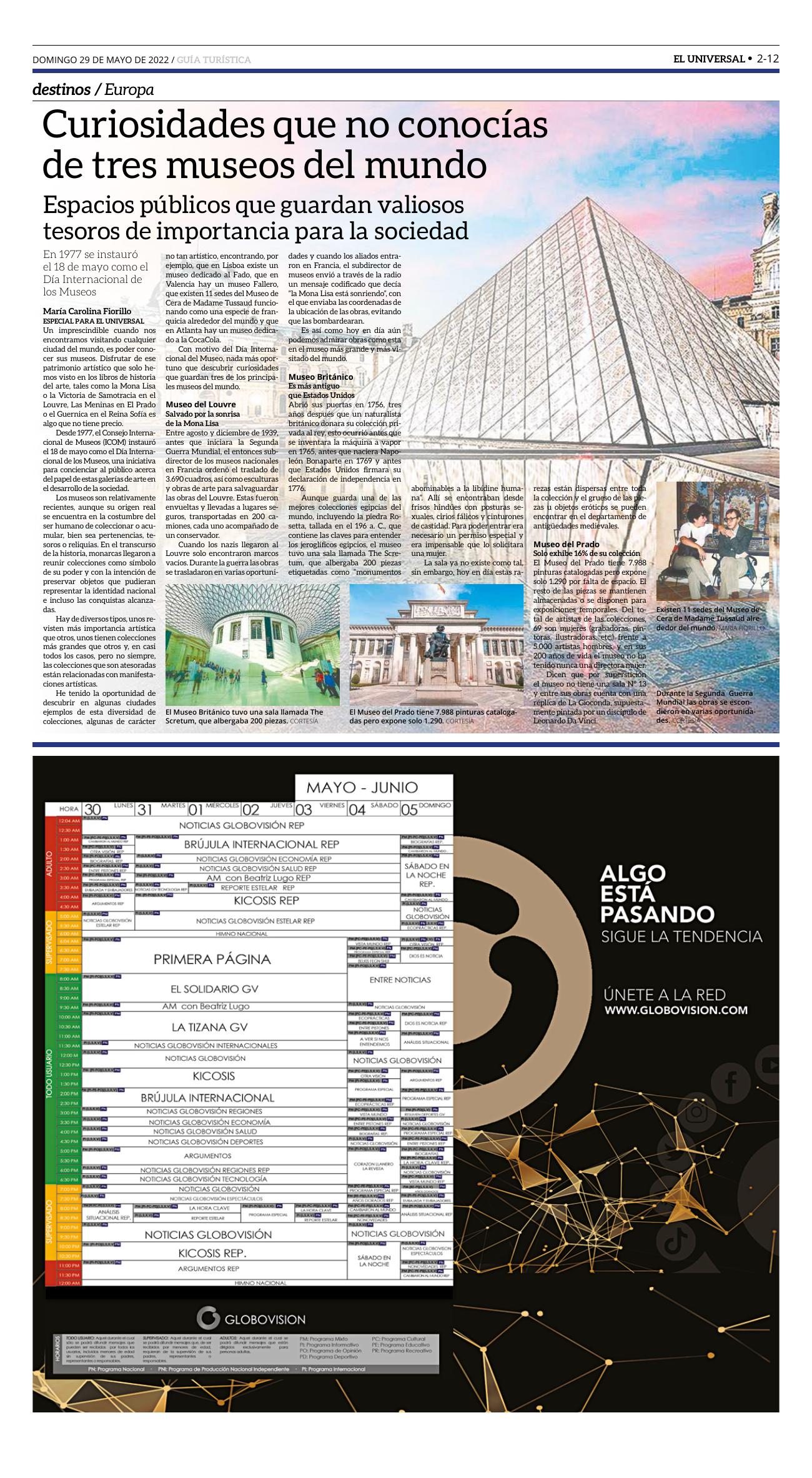 24-REV EUS El Universal Semanal 2022 05 27 Pag 24