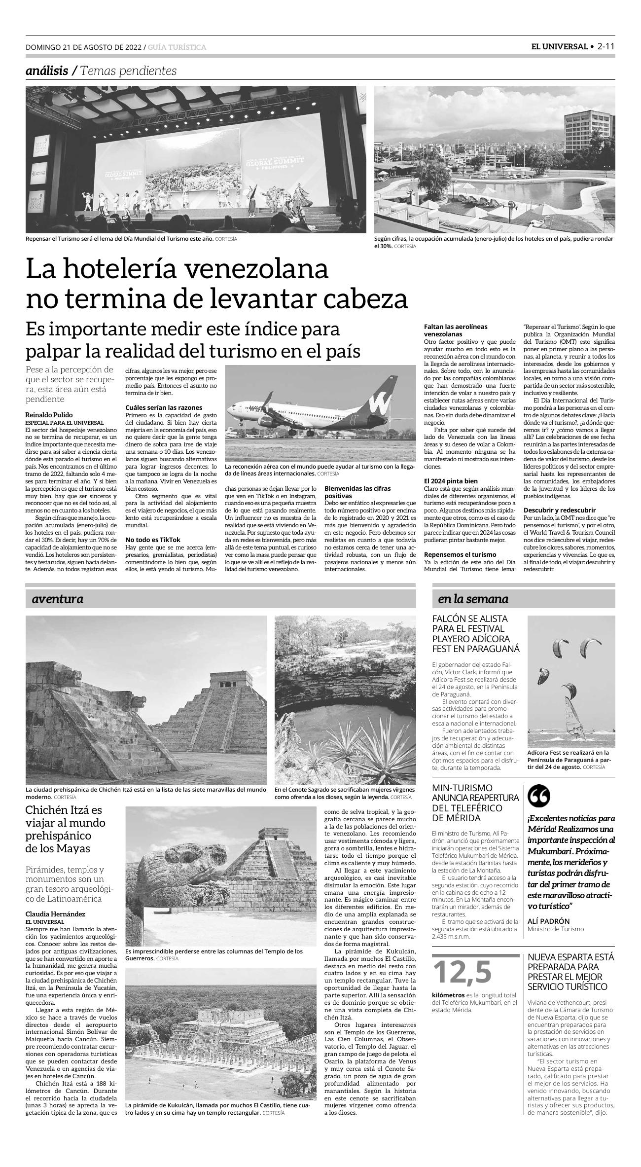 23-REV EUS El Universal Semanal 2022 08 19 Pag 23