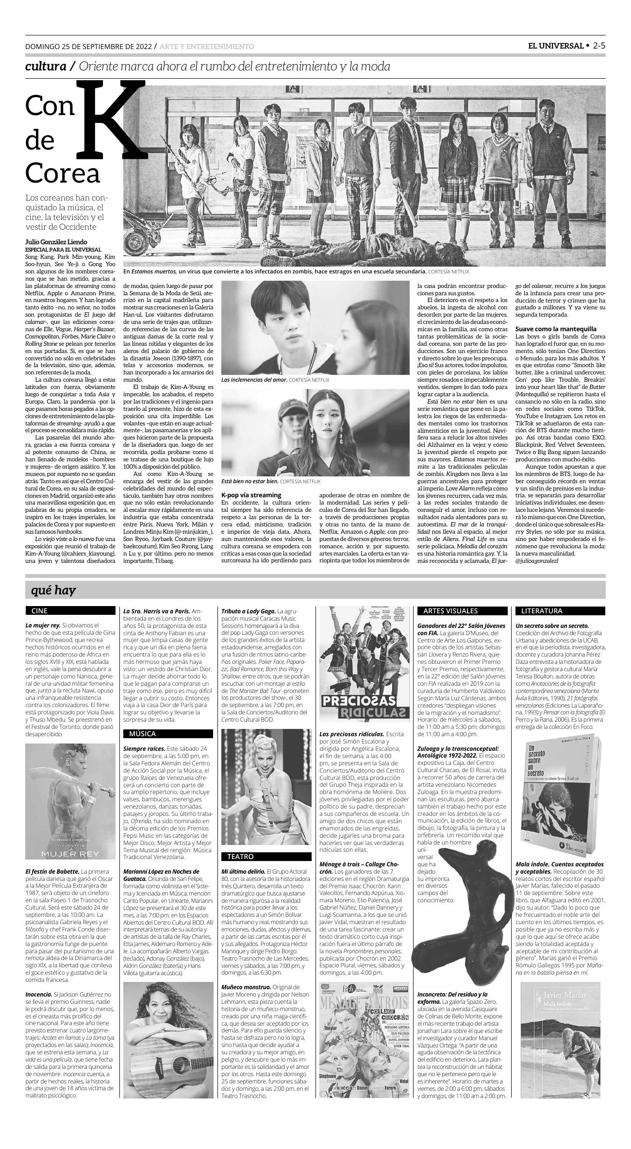 17-REV EUS El Universal Semanal 2022 09 23 Pag 17