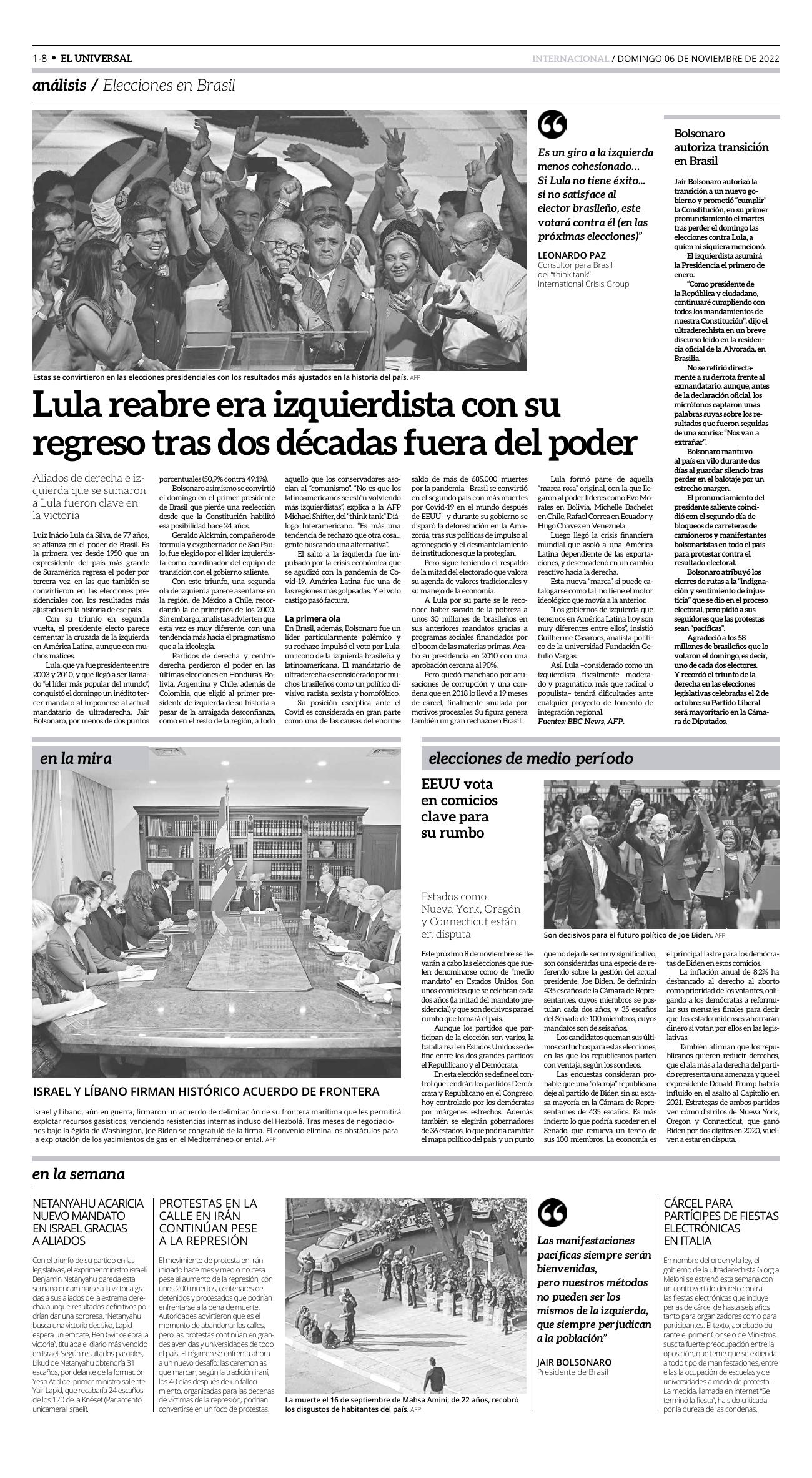 8-REV EUS El Universal Semanal 2022 11 04 Pag 8