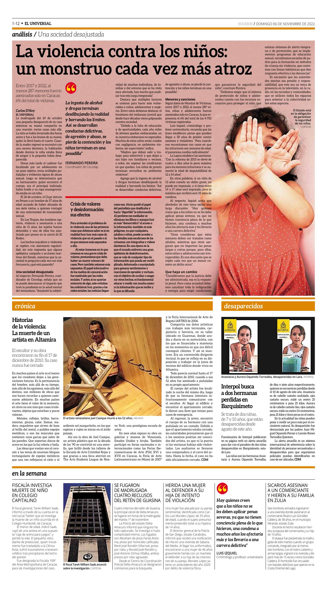 12-REV EUS El Universal Semanal 2022 11 04 Pag 12