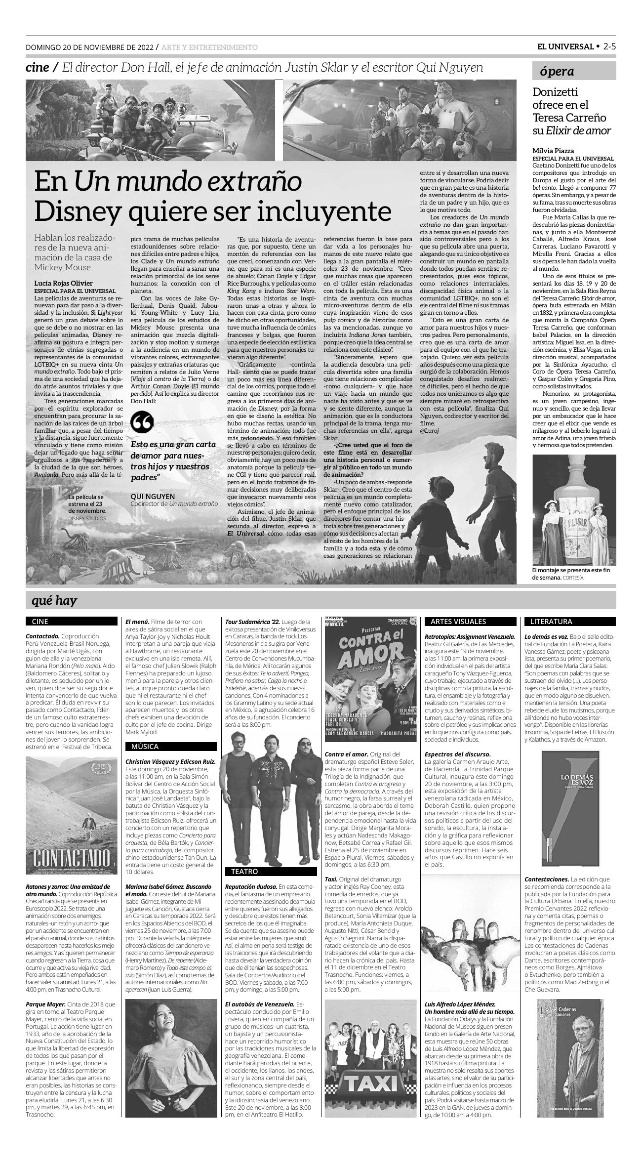 17-REV EUS El Universal Semanal 2022 11 18 Pag 17