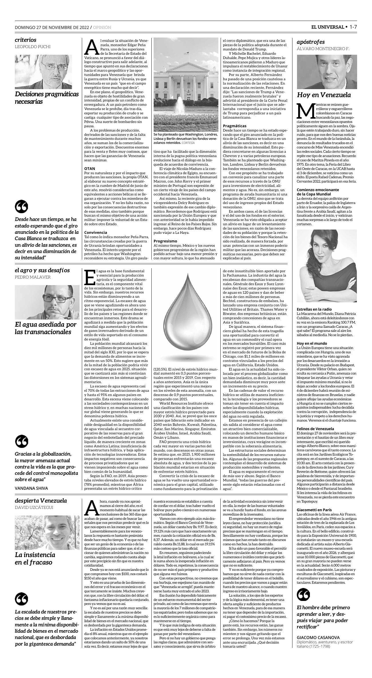 7-REV EUS El Universal Semanal 2022 11 25 Pag 7