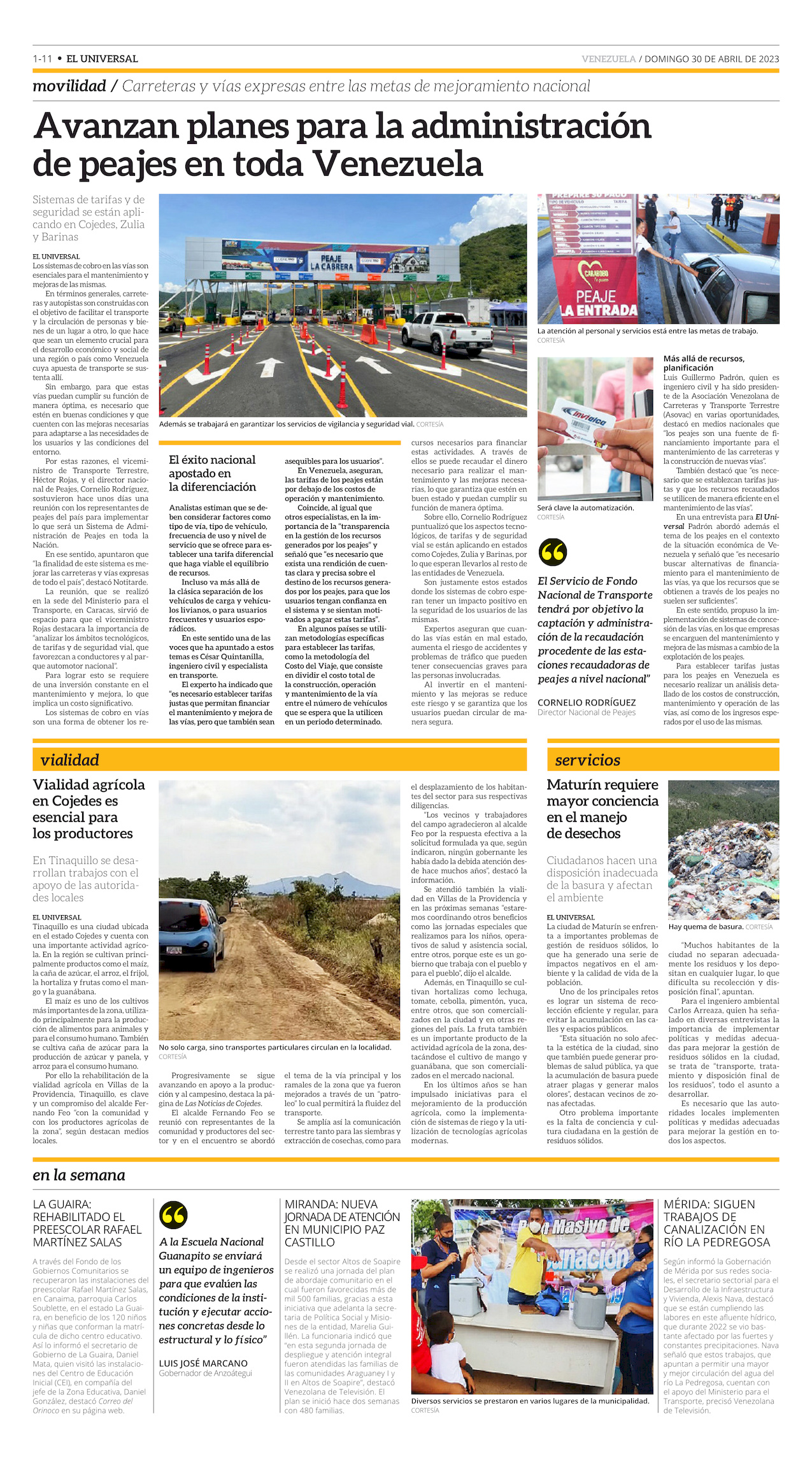 11-REV EUS El Universal Semanal 2023 04 28 Pag 11