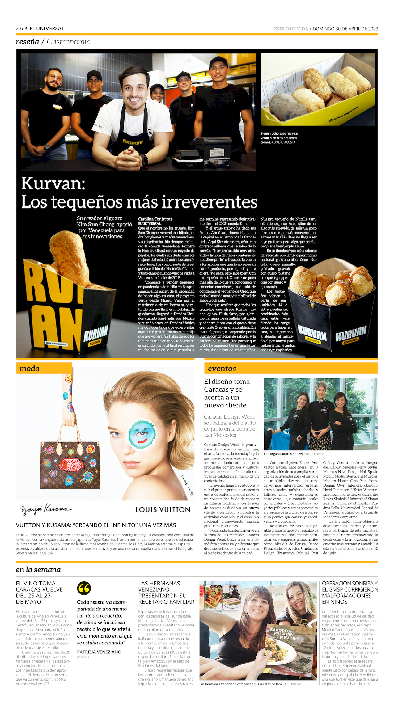 20-REV EUS El Universal Semanal 2023 04 28 Pag 20