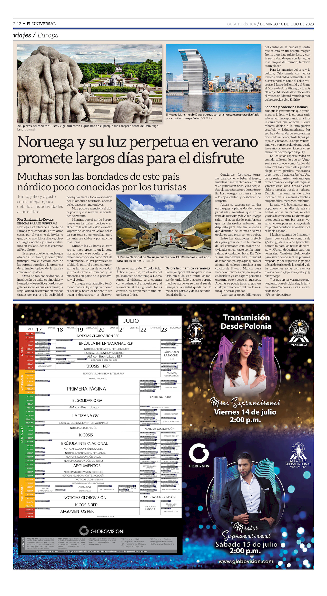 27-REV EUS El Universal Semanal 2023 07 16 Pag 27