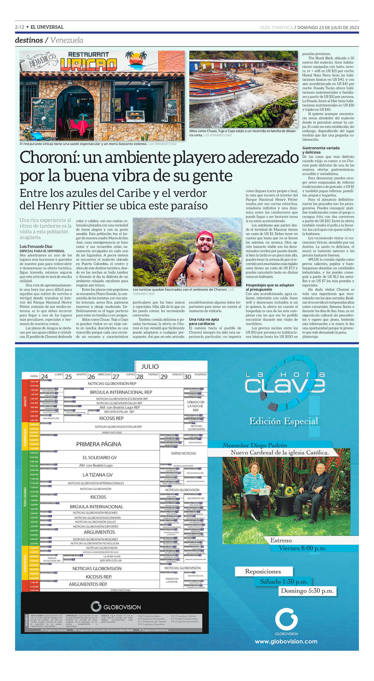 27-REV EUS El Universal Semanal 2023 07 23 Pag 27