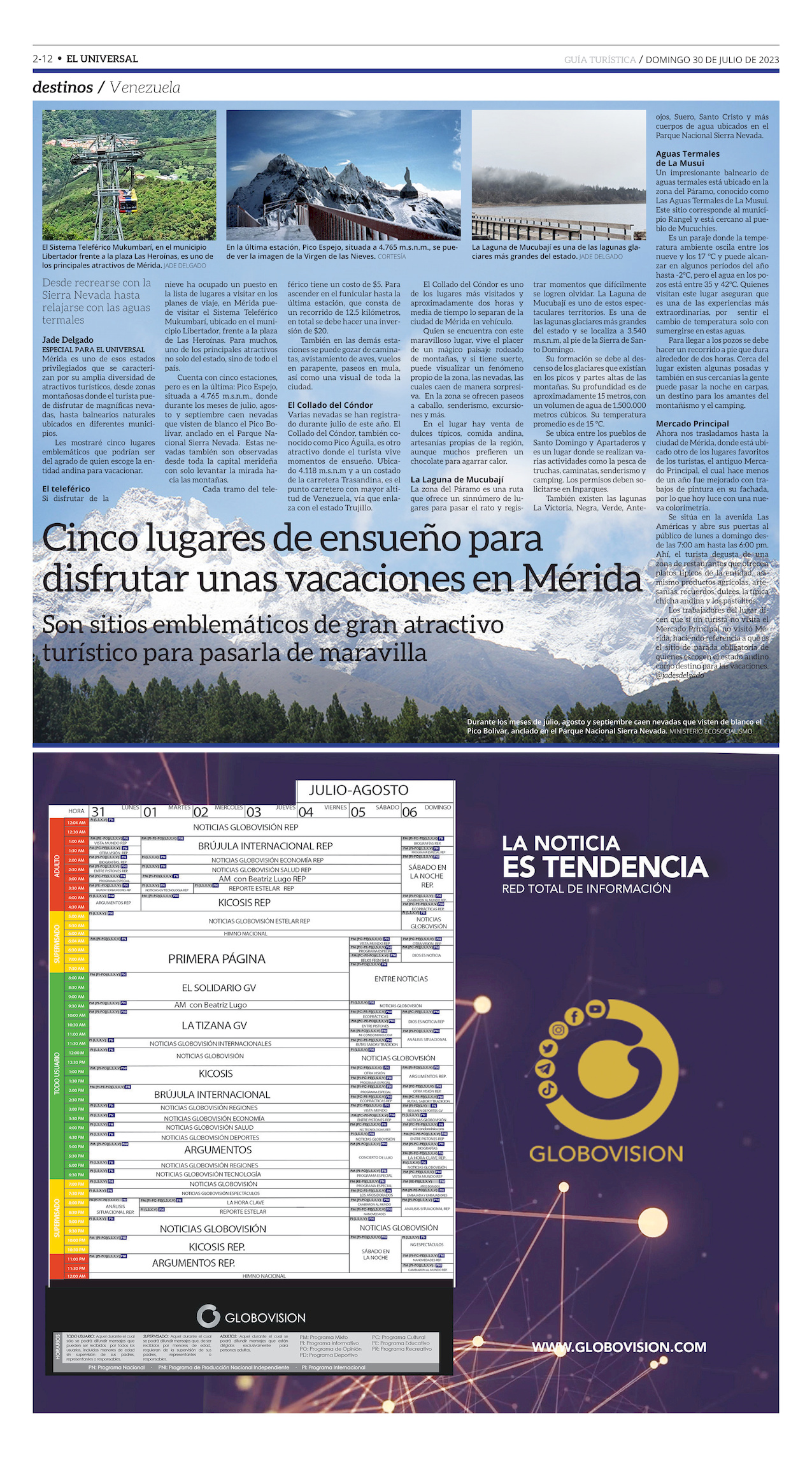 27-REV EUS El Universal Semanal 2023 07 30 Pag 27