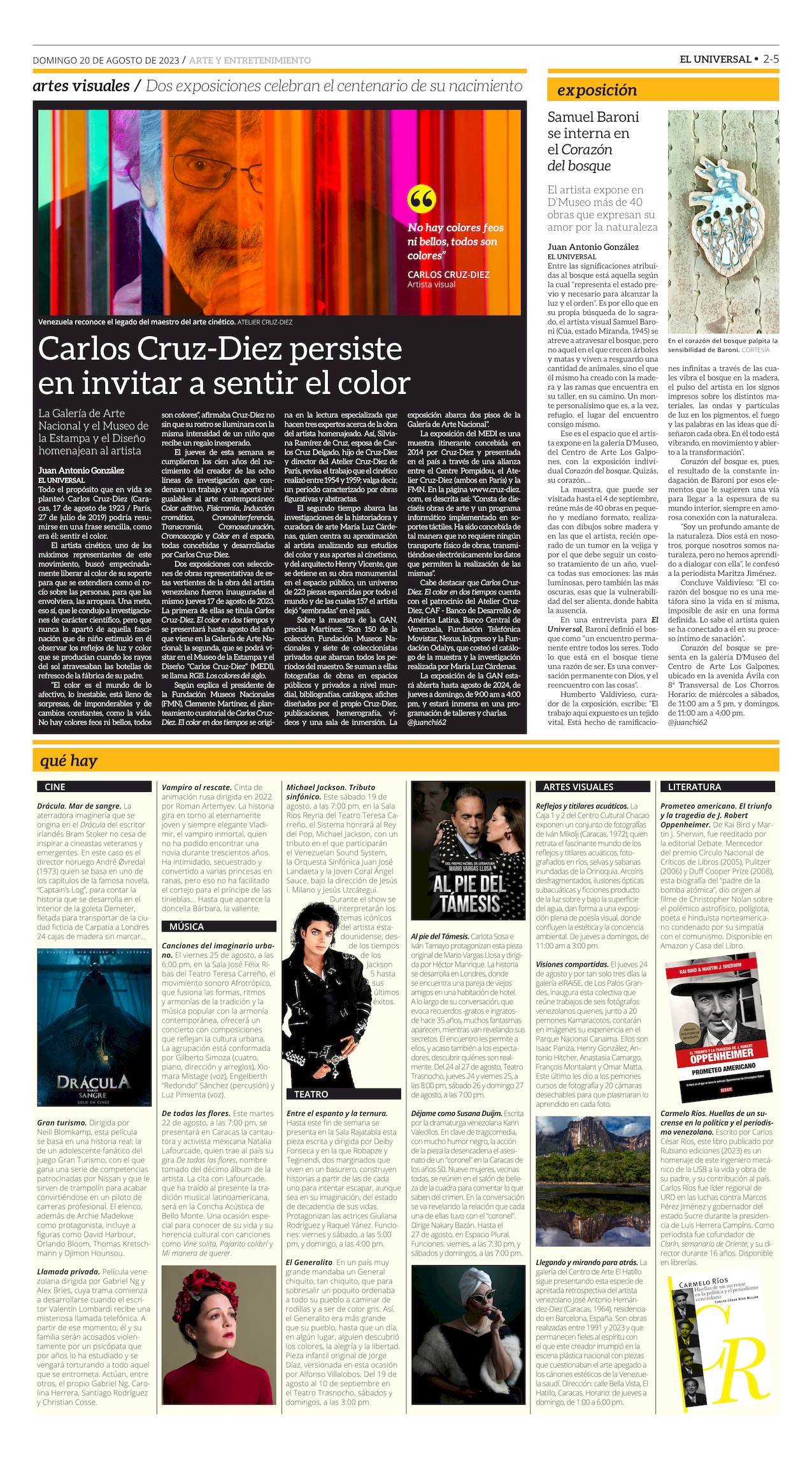 20-REV EUS El Universal Semanal 2023 08 20 Pag 20