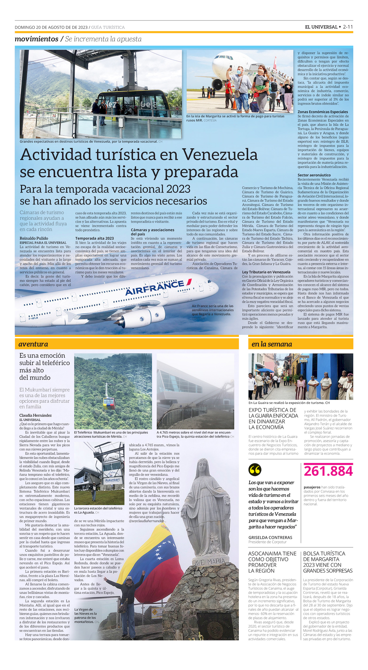 26-REV EUS El Universal Semanal 2023 08 20 Pag 26