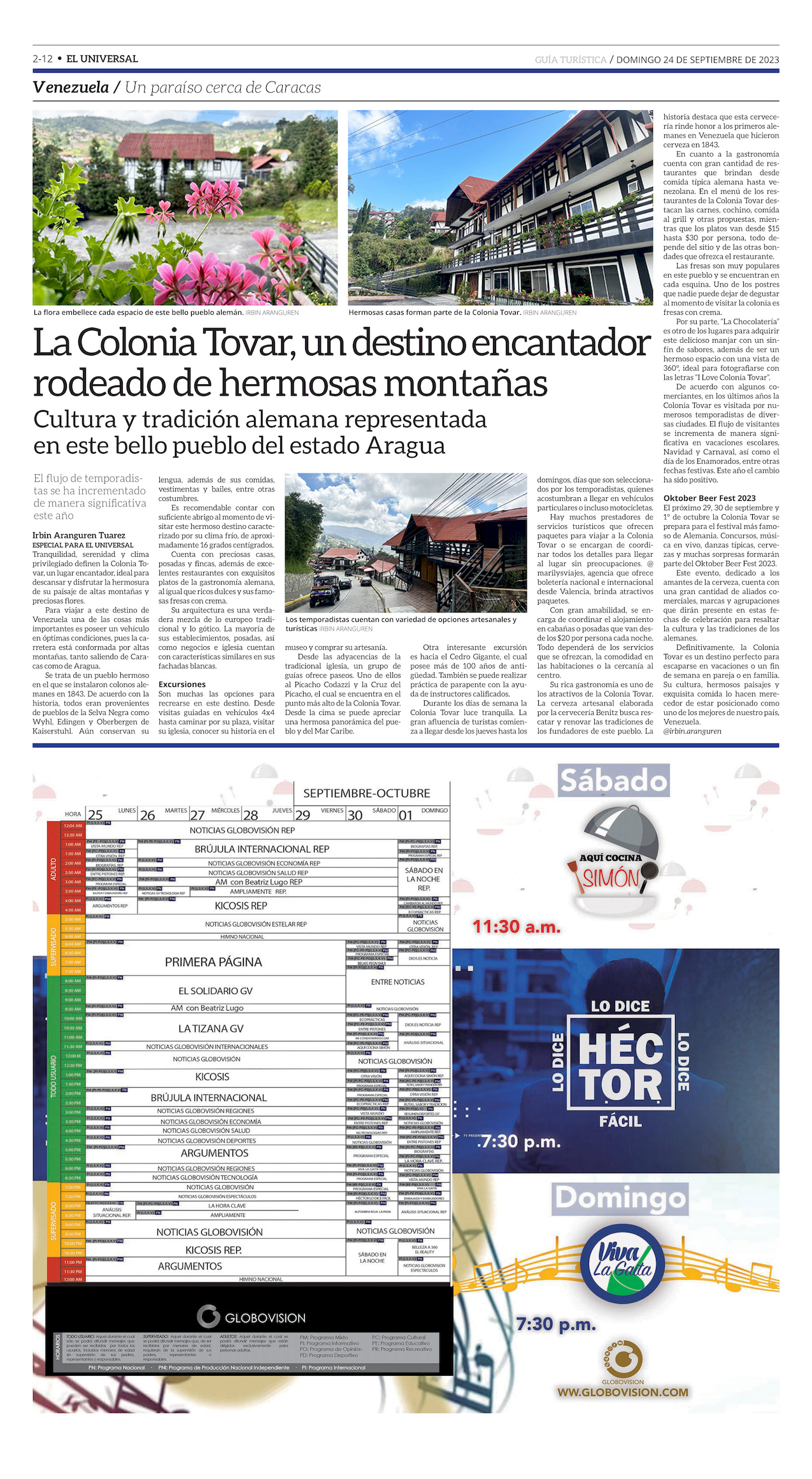 27-REV EUS El Universal Semanal 2023 09 24 Pag 27