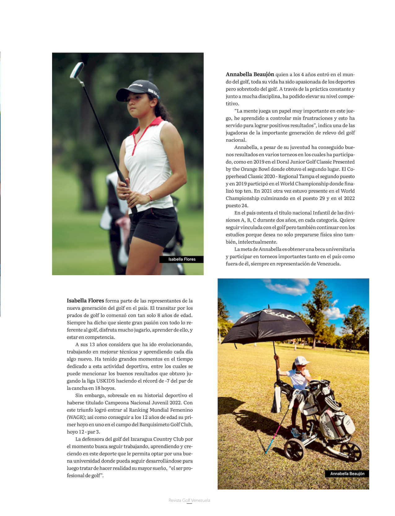 42-REV El Futuro del Golf Femenino esta en las jugadoras juveniles