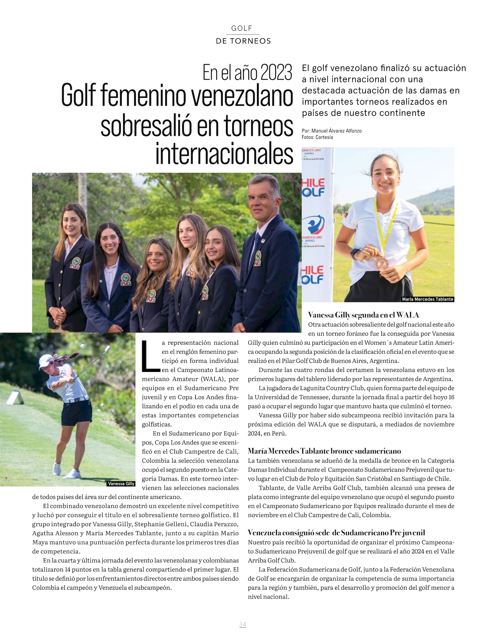 39-REV FVG Federación Venezolana de Golf Nro 16 Pag 39