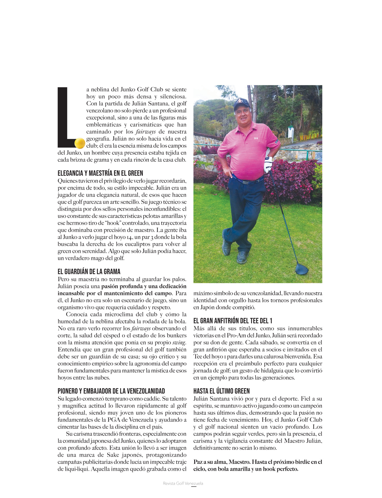 16-REV FVG Federación Venezolana de Golf Nro 27 Pag 16