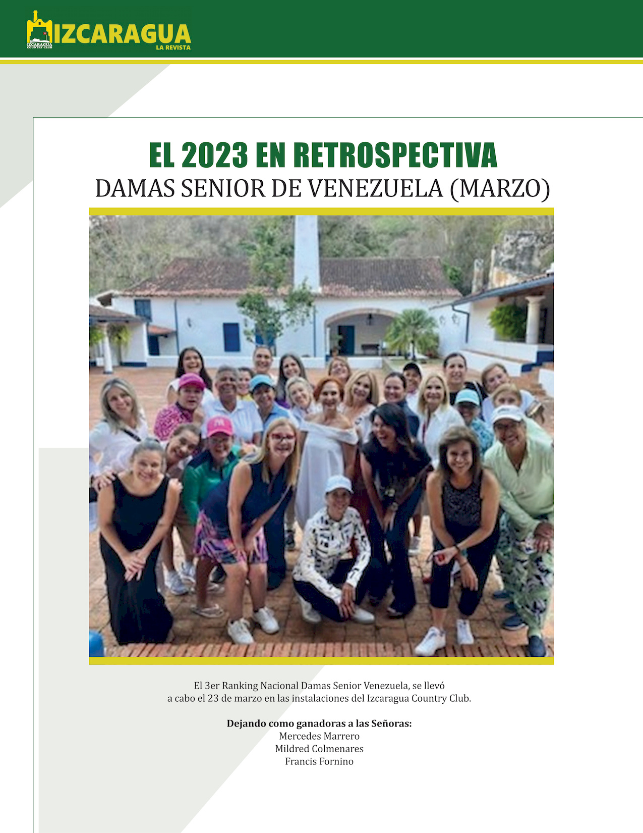 60-REV Damas Senior de Venezuela