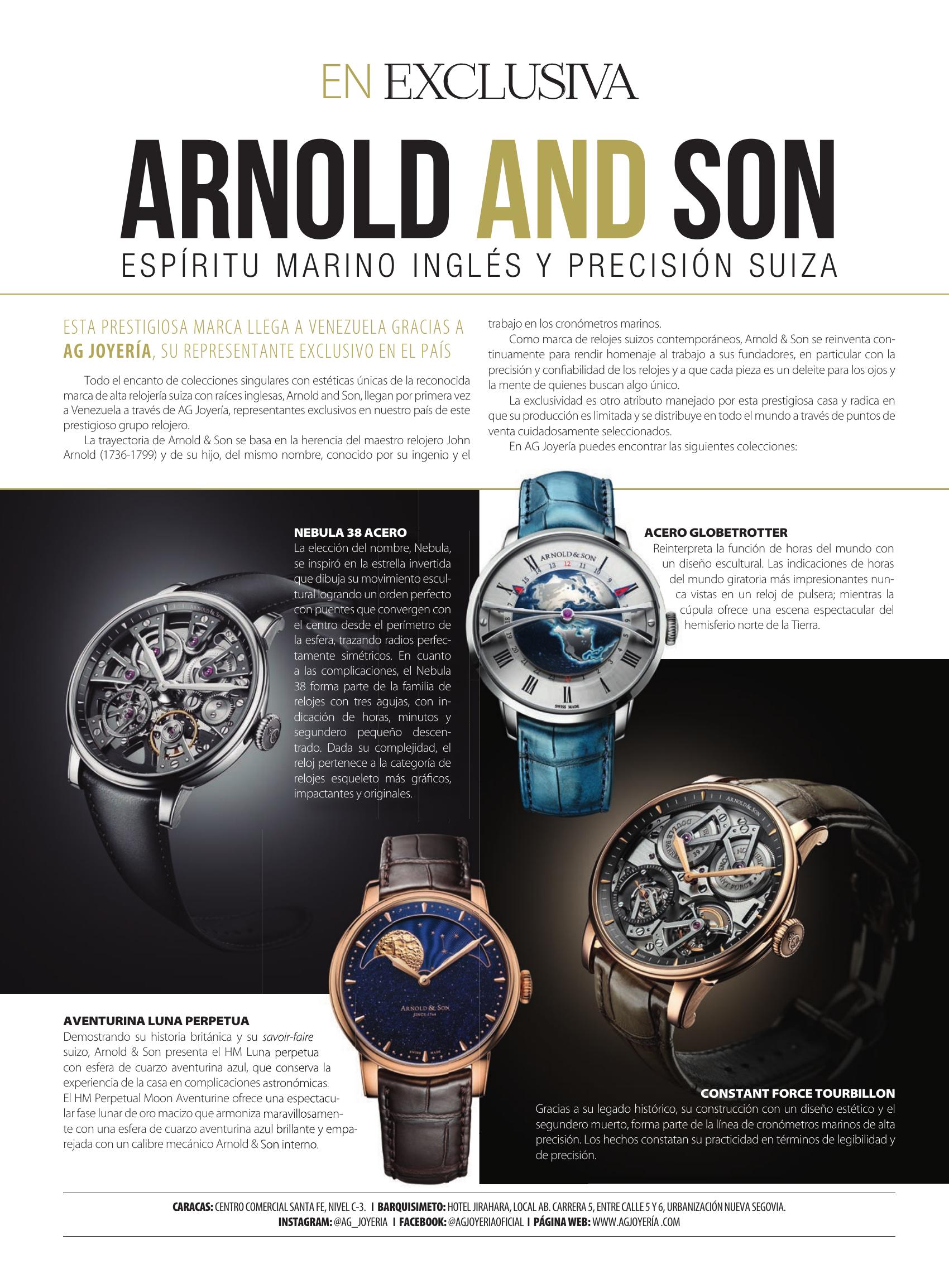 62-REV En Exclusiva Arnold & Son