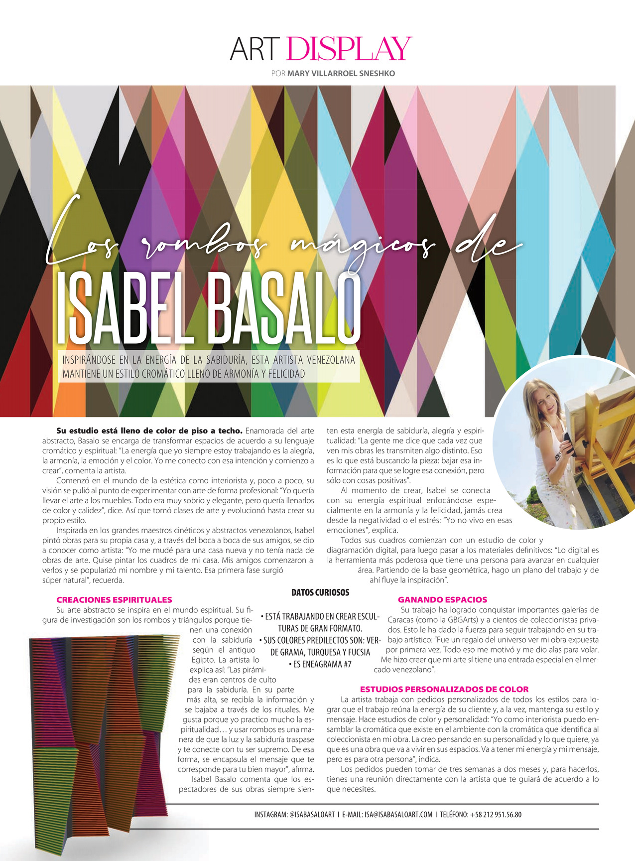 85-REV Art Display Isabel Basalo