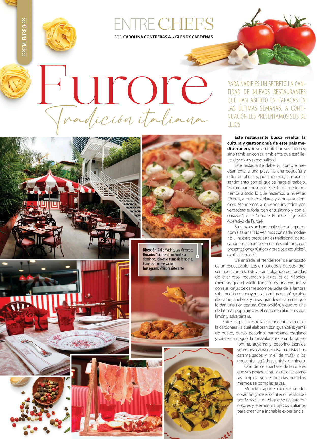 101-REV Entre Chef Furore Tradicion Italiana