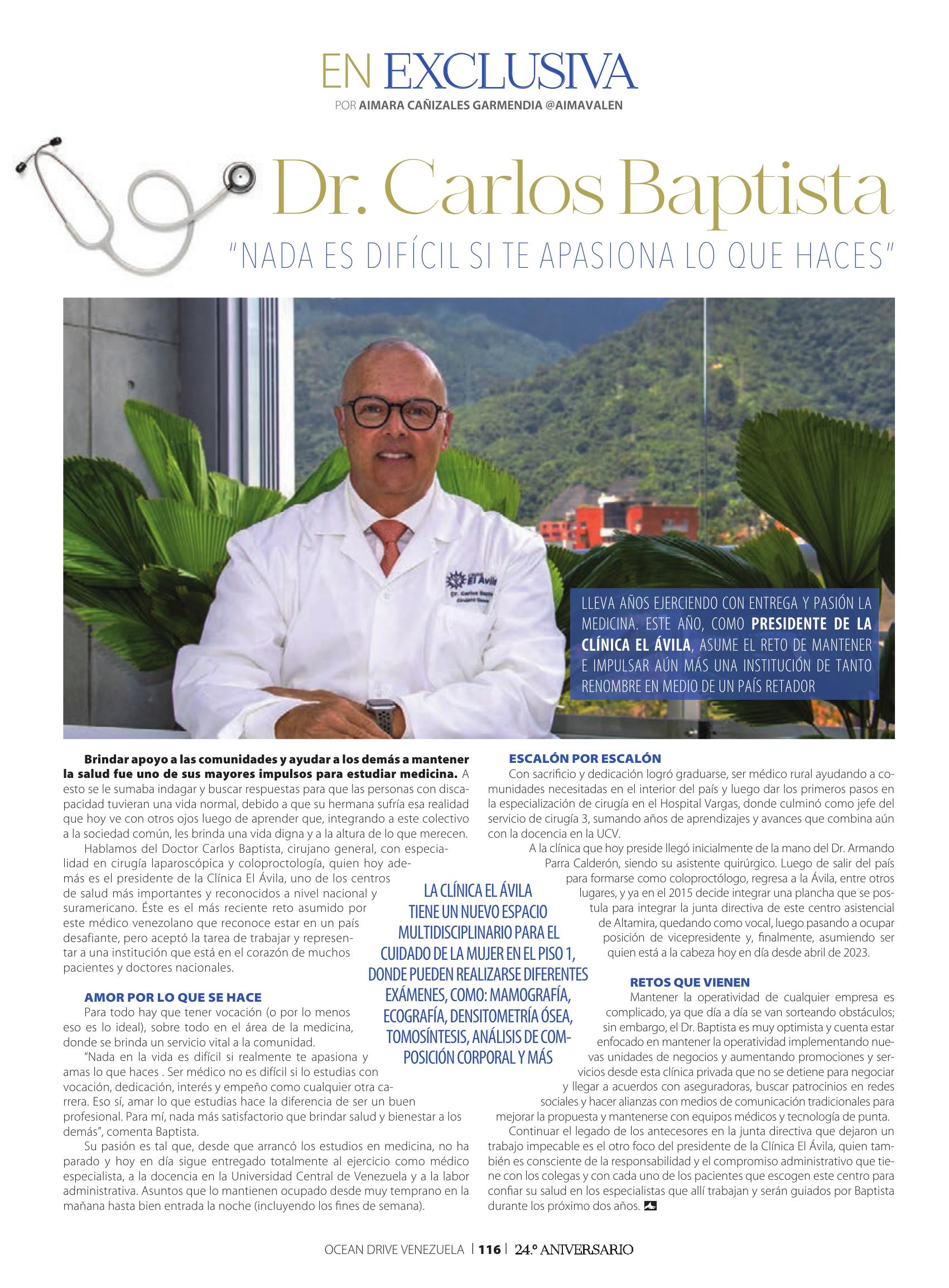 125-REV EN EXCLUSIVA Dr. Carlos Baptista