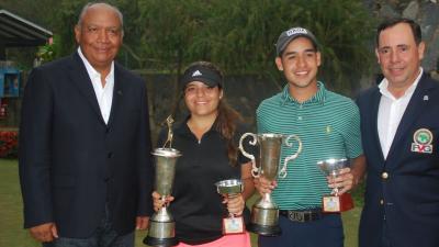 Gabriel Restrepo y Claudia Perazzo, campeones del juvenil